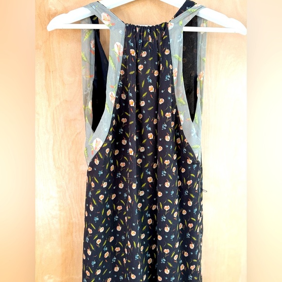 J. Crew Floral Tiered Silk Midi Sundress - Picture 7 of 8